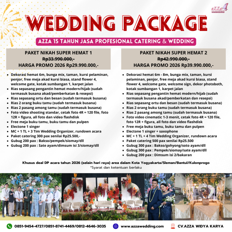 Wedding Package 2026