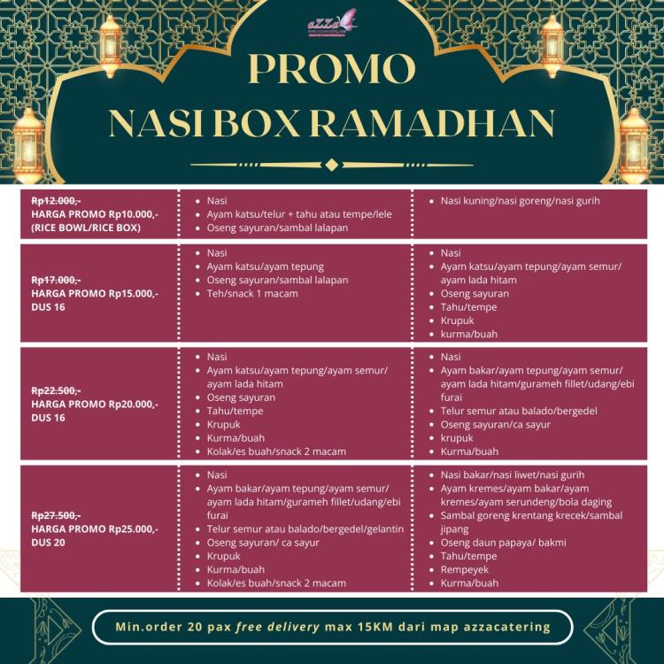 Promo Nasi Box Ramadhan 2025